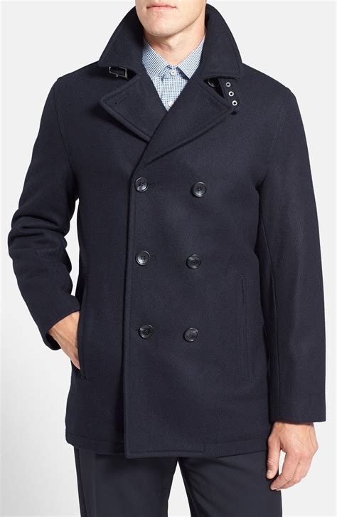 pea coat michael kors|Michael Kors pea coat men.